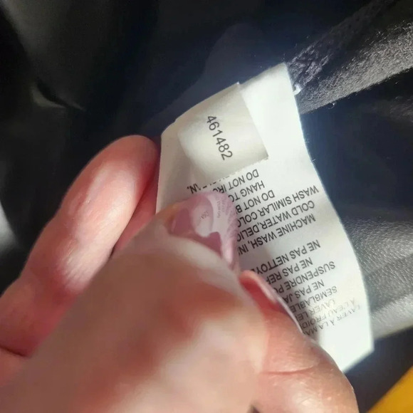 Penningtons Faux Leather Front/Polyester  Back Leggings - Size 1x - Picture 11 of 11